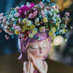 Kompozycja - "Głowa pełna kwiatów"